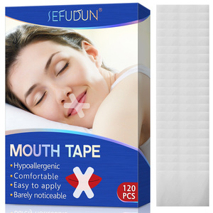 SEFUDUN แถบปิดปากสำหรับบรรเทาอาการ<span class=keywords><strong>นอน</strong></span><span class=keywords><strong>กร</strong></span><span class=keywords><strong>น</strong></span>,เทปปิดปากช่วยเพิ่มการนอนหลับรูปทรงตัว X แถบปิดปากแบบโปร่งใส - Product Image 3