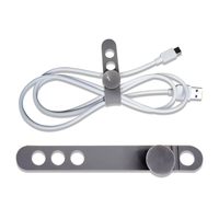 2025 nouveau Silicone caoutchouc câble sangles fil organisateur réutilisable câble attaches cordon organisateur Flexible ventouse