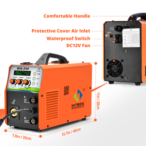 <span class=keywords><strong>HITBOX</strong></span> MIG250 250Amp Inverter Mig Soudeuse Nouvelle Condition 220V DC Moteur IGBT Type Tig Mig Machine De Soudage - Product Image 2