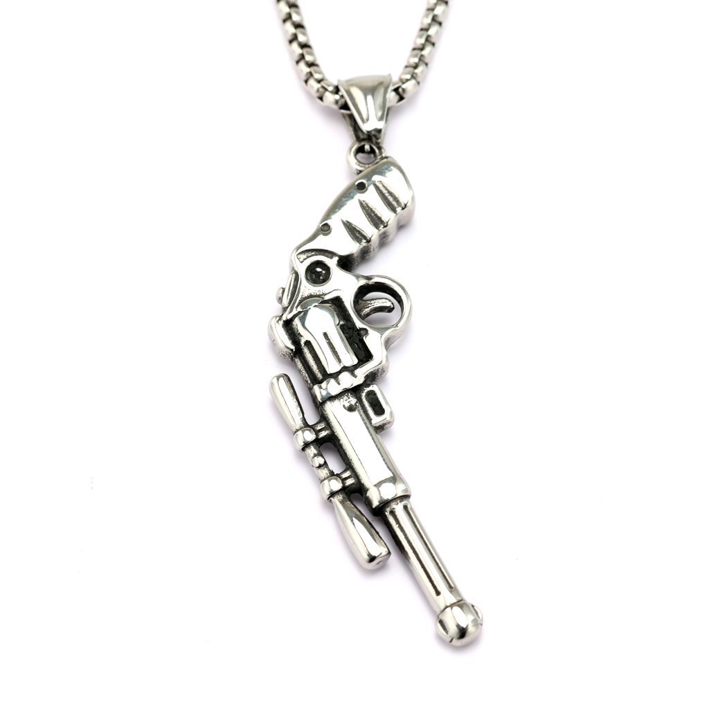 05512 Steel-colored Sniper Pistol - 60cm with Chain