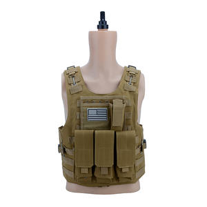 11X14 Inch Gladde <span class=keywords><strong>Coyote</strong></span> Bruine Quick Release Tac Kleermakersplaat Draagvest Met Admin Mag Pouch - Product Image 1