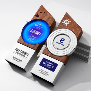 New Solid <strong>Wood</strong> Crystal Metal Trophy Customized Creative, Metal Wooden Trophies - Product Image 4