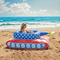 Piscine gonflable en PVC avec canon à eau pour enfants, idéale pour l'été, 110*85*47cm, pour la plage et les fêtes au lac