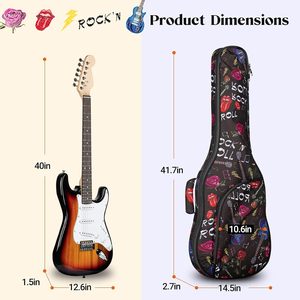 Étui pour guitare acoustique, sac de transport, imperméable, grande taille, OEM, rembourrage renforcé, étui pour guitare, sac pour basse, échantillon gratuit - Product Image 5