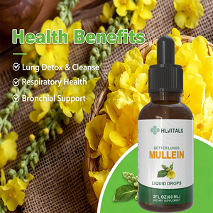 Gotas de Verbasco Líquido Oral Vegano en Oferta, Extracto Herbal Orgánico Natural de Hoja de Verbasco - Product Image 5