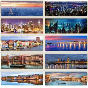 <span class=keywords><strong>Moda</strong></span> 3D astratto paesaggio urbano Poster per soggiorno a New York Parigi scena notturna di <span class=keywords><strong>arte</strong></span> <span class=keywords><strong>della</strong></span> parete con telaio in metallo facile da appendere - Product Image 4