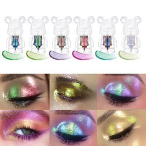 Ombre à paupières caméléon liquide 6 couleurs marque privée végan imperméable à l'eau <span class=keywords><strong>brillant</strong></span> multichrome néon chrome - Product Image 2