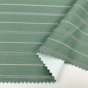 Nueva tela de rayas de Spandex de nailon sin costuras de secado rápido de punto de urdimbre de alta elasticidad para camisa de hombre - Product Image 3