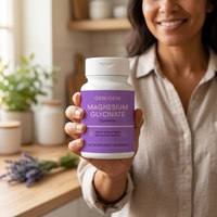 Gummies de Magnésium Glycinate Herbal Premium pour Adultes, 60 unités, Riches en Protéines, Soutien Immunitaire, Pour le Sommeil, OEM/ODM Marque Privée, Durée de Conservation 24 Mois