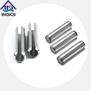 INGKS Pin üreticileri 1.5mm 50mm özelleştirilmiş paslanmaz çelik metal oluklu paralel kavela s hollow bahar kavela