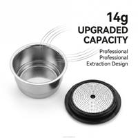 Machine à café portable à capsules 20 bars, 7800 mAh, expresso rechargeable, auto-chauffante, USB, réservoir de poudre 14g, pour voyage, camping, bureau