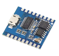 Module de lecture vocale avec déclencheur E/S, contrôle par port série, téléchargement USB, module vocal flash DY-SV17F