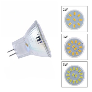Ampoule LED GU4 Mini Lampe <span class=keywords><strong>MR11</strong></span> 12V <span class=keywords><strong>24V</strong></span> Remplace l'Éclairage Halogène 2W 3W 5W Blanc Froid Blanc Chaud Spot en Verre de Quartz - Product Image 2