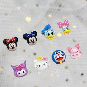 Vente en gros DIY Armure <span class=keywords><strong>Mickey</strong></span> Mignon Arc Kawaii Cartoon Canard Nail Art Charmes Résine Décoration Accessoires - Product Image 4