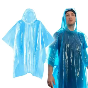 Impermeable de Plástico para Adultos, Económico y Personalizado, Poncho de Lluvia Desechable Transparente para Hombres y Mujeres - Product Image 2
