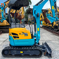 Excavadora U17 de 1.7 Toneladas, Mini Excavadora de Segunda Mano, Original de Japón U15/U17/U25/U30/U35, Todas en Stock para la Venta