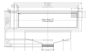 ร้อนขายล่าสุดอัพเกรด<span class=keywords><strong>3</strong></span>.12นิ้ว256X64พิกเซล16สีเทาขนาด30ขาสีฟ้าจอแสดงผล Oled I2C SPI อินเตอร์เฟซแบบขนาน Ssd1322 - Product Image 5