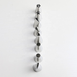 De grado de alimentos sin costura <span class=keywords><strong>gris</strong></span> cookie herramientas de soldadura de 304 de tuberías boquillas para <span class=keywords><strong>pastel</strong></span> Decoración - Product Image 4