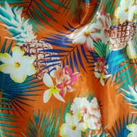 Bon prix coloré conception personnalisée floral stretch polyester soie impression satin tissu