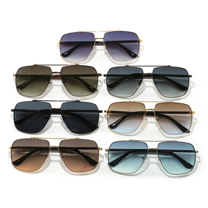 Lentes de Sol de Alta Calidad de Marca de Diseñador de Moda con Montura Cuadrada para Hombre y Mujer, Gafas de Lujo Retro con Logo Personalizado - Product Image 4