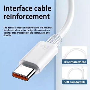 2026 1m 2m Cep Telefonu Süper Şarj Kablosu Usb C Hızlı Şarj a'dan Tip C'ye Veri Kablosu - Product Image 4
