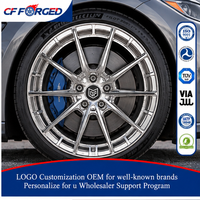 Vente flash - Jantes forgées monobloc concaves chromées polies 19x9.5 20x10.5 5x114.3 pour Ford Mustang S650 GT Coupé