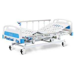 (MS-M140) Three Function Medical Manual Folding <b>Bed</b> <b>Hospital</b> ICU <b>Bed</b> - Product Image 3