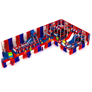Château malicieux Aire <span class=keywords><strong>de</strong></span> jeux intérieure pour enfants Thème britannique <span class=keywords><strong>Centre</strong></span> d'activités sportives avec toboggan et fosse à balles Équipement <span class=keywords><strong>de</strong></span> jeu intérieur - Product Image 1
