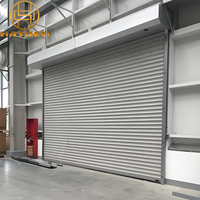 Porte à enroulement électrique industrielle commerciale sur mesure, robuste, en acier galvanisé pour entrepôt, belle porte à enroulement