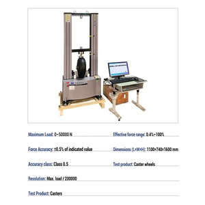 विमान पहिया स्थिर दबाव परीक्षक कैस्टर स्टेटिक लोड परीक्षण मशीन विमान व्हील दबाव स्थायित्व परीक्षण उपकरण - Product Image 5