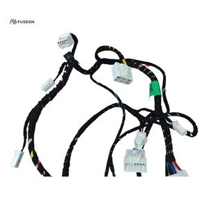 汽车车身门控线束总成多分支黄条纹编织套定制线束OEM 12V 24V - Product Image 6