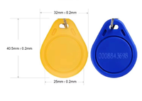 Programmateur de porte-clés RFID, porte-clés intelligent avec puce intelligente, étanche en ABS, pour contrôle d'accès aux portes, paiement à l'hôtel