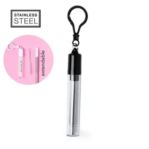 Paille télescopique, gadgets écologiques personnalisés - Product Image 1