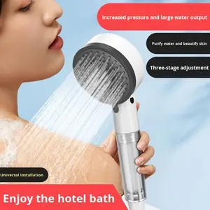 מים חוסכים כרום חזק בלחץ ראש מקלחת עם מסנן כושר עיצוב מודרני ושימוש במטבח - Product Image 4