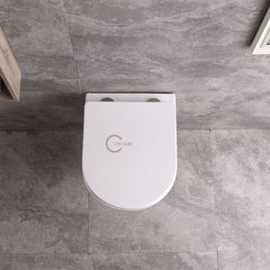 Inodoro de Pared de Diseño Moderno Personalizado de Fábrica, Inodoro de Doble Descarga para Baño - Product Image 3