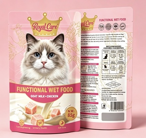 Alimento Húmedo <span class=keywords><strong>para</strong></span> <span class=keywords><strong>Gatos</strong></span> de Primera Calidad, Sin Transgénicos, Nuevo Producto, Sin Granos, Alto Contenido de Carne, en Bolsitas Prácticas - Product Image 3