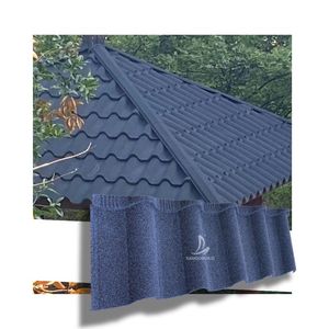 Tejas Metálicas con Recubrimiento <span class=keywords><strong>de</strong></span> Piedra Color Terracota, Tipo Golan <span class=keywords><strong>de</strong></span> Arco Alto, <span class=keywords><strong>Precio</strong></span> <span class=keywords><strong>de</strong></span> Fábrica - Product Image 4