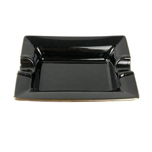 Cendrier en porcelaine blanche de luxe, cendrier en <span class=keywords><strong>céramique</strong></span> avec logo personnalisé, porte-cigarettes pour la maison, le bureau, la salle de séjour - Product Image 4