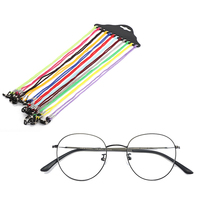 Ensemble de 12 chaînes de lunettes antidérapantes en nylon pour lunettes de soleil et lunettes de lecture Pièces de lunettes