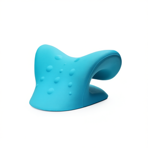 Almohada para estirar el cuello, poliuretano suave de 8,7x6,9x4,9 pulgadas, ligera, sin necesidad de energía, masaje para aliviar el cuello - Product Image 1