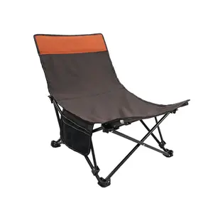 Chaise de camping pliante nouveau design pliable pour chaise longue de camping en plein air avec sac de rangement