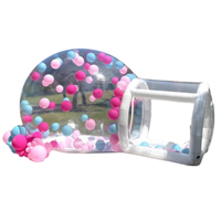 Tente transparente gonflable de dôme de maison de bulle tente de bulle activité extérieure adaptée aux besoins du client