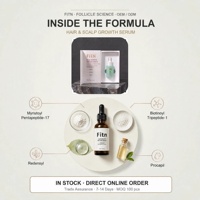 Sérum de croissance capillaire Liposome Peptide Redensyl GHK-Cu, biologique, végétalien, traitement anti-chute de cheveux, qualité clinique GMPC, OEM, étiquette privée