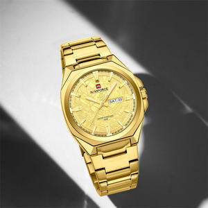 NAVIFORCE 9273 New Fashion Niche Men's Quartz Watch Waterproof Night <b>Light</b> Weekly Calendar Business <b>Work</b> Mens Watch reloj hombre - Product Image 5