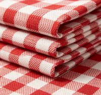 Tissu uni en coton 100% teint en fil de haute qualité pour chemise, personnalisé, blanc, orange, rouge, à carreaux, nouveau design