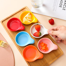 จานพอร์ซเลนเคลือบขนาดเล็กเป็นมิตรกับสิ่งแวดล้อมสำหรับใส่ซอส ซอสมะเขือเทศ เครื่องเทศ หรือจิ้มอาหาร - ชุดอาหารสำหรับกลับไปโรงเรียน - Product Image 4