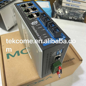 Commutateur Ethernet géré Moxa série EDS-408A avec PoE QoS, garantie 1 an, 8 ports pour appareils, commutateur Ethernet EtherDevi - Product Image 3