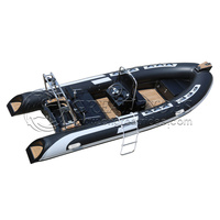 Bateau gonflable de pêche en PVC de 1.2mm, bateau côtelé d'hypalon pour le divertissement aquatique, certificat CE RIB480