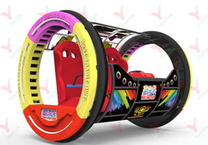 Chất Lượng Cao Điên Xe Vui Chơi Giải Trí Công Viên Cưỡi Moonwalk 360 Độ Xoay Cán Hạnh Phúc Xe Ô Tô Cho Người Lớn Và Trẻ Em - Product Image 5