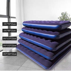 Matelas Gonflable Moderne en Flocage avec Pompes Manuelles, Lit d'Air pour <span class=keywords><strong>Camping</strong></span> en Extérieur, Matelas Gonflable pour 1-2 Personnes pour la Maison et le <span class=keywords><strong>Camping</strong></span> - Product Image 1